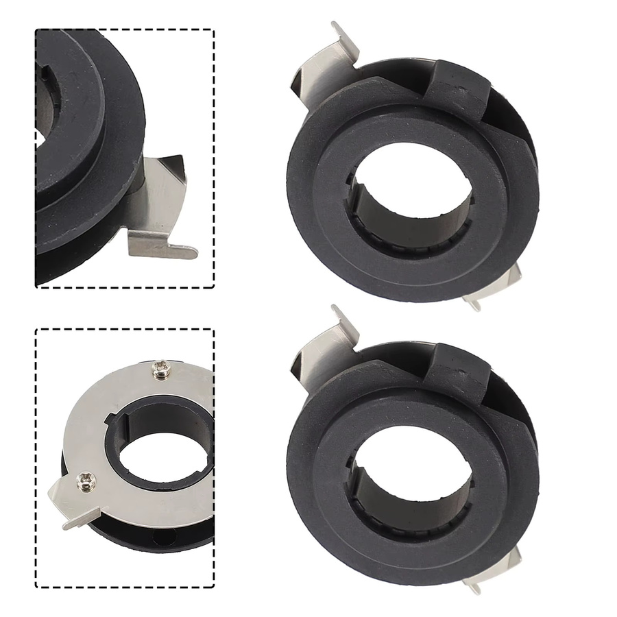 NIGHTKIST LED Scheinwerfer Adapter Basis Sockel Halter für H7 Lampen, 2 Stück, Schwarz, passend für BMW und Mercedes - Bild 2