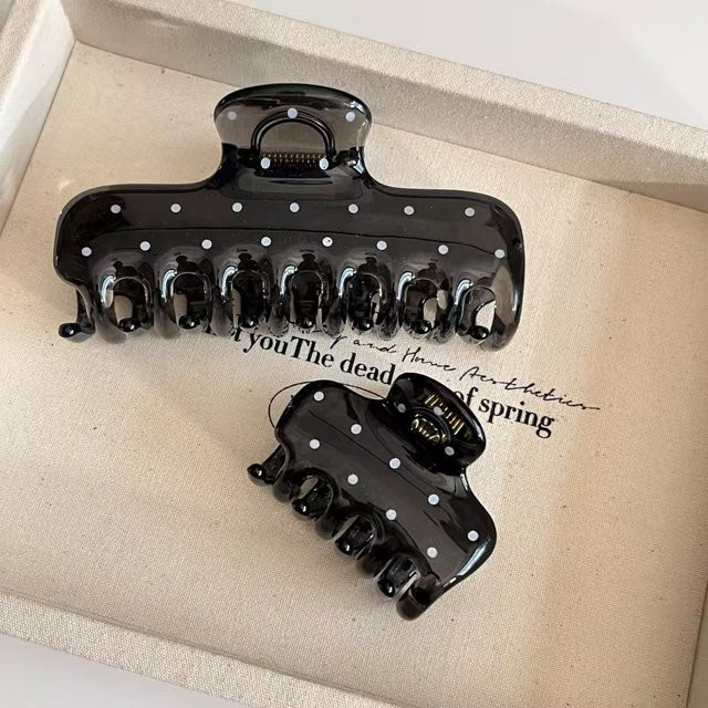 GIOIO Haarklammer, Rechteckig, Polka-Dot, Damen, 2 Stück - Bild 1