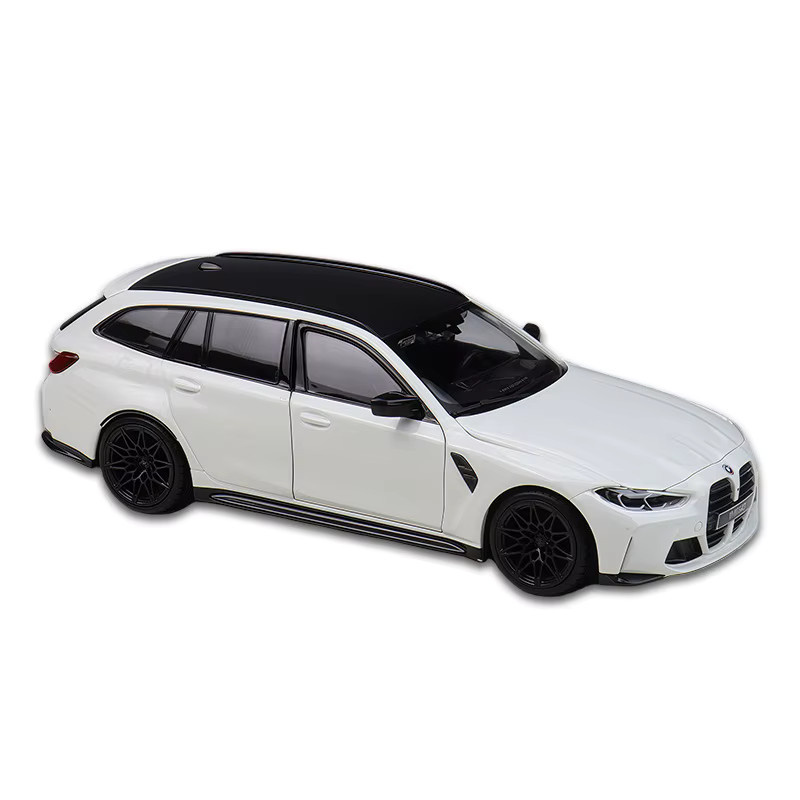 Bburago BMW M3 Touring, Miniaturmodellauto, 1:24, Metall, Weiß - Bild 2