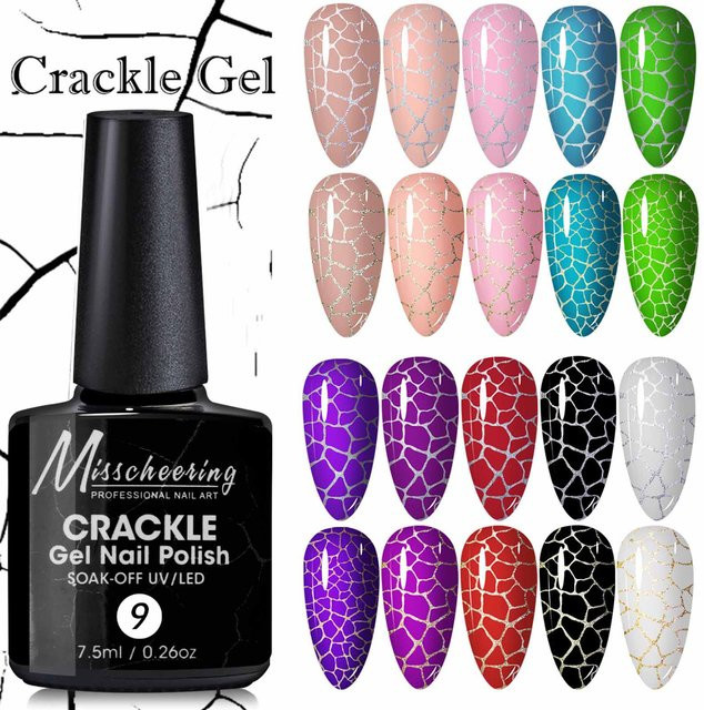 Misscheering Crackle Gel Nagellack, 02, Glänzend - Bild 1