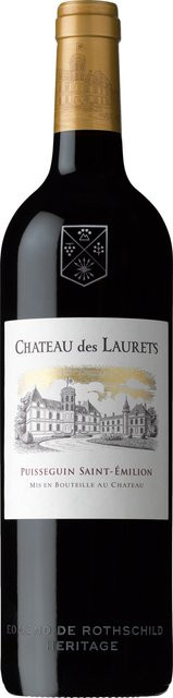 Château des Laurets Puisseguin Saint-Emilion AOP Merlot Rotwein 2019 0,75 l - Bild 1