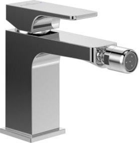 Villeroy & Boch Bidetarmatur Architectura Square Einhebelmischer mit Zugstangen-Ablaufgarnitur in Chrom - Bild 1