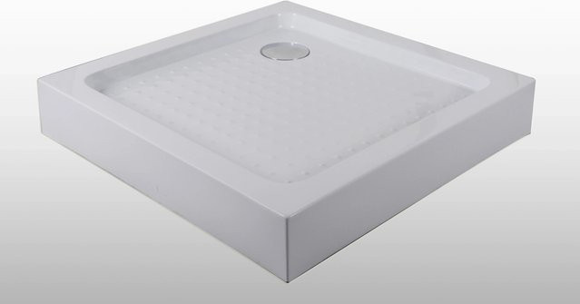 Sanotechnik Duschwanne Quadrat Weiß B/T: 80 x 80 cm - Bild 1