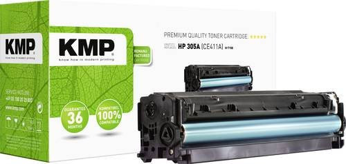 KMP Tonerpatrone kompatibel mit HP 305A CE411A in Cyan für Laserdrucker mit einer Reichweite von 3400 Seiten - Bild 1