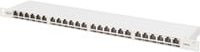 Digitus CAT 6A Patchpanel Klasse EA 24 Port RJ45 geschirmt mit Staubschutzklappe grau 0.5 HE - Bild 1