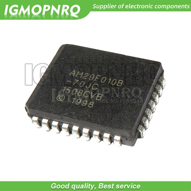 2er-Set AM29F010B-70JC PLCC32 Speicherchip in Schwarz - Bild 1
