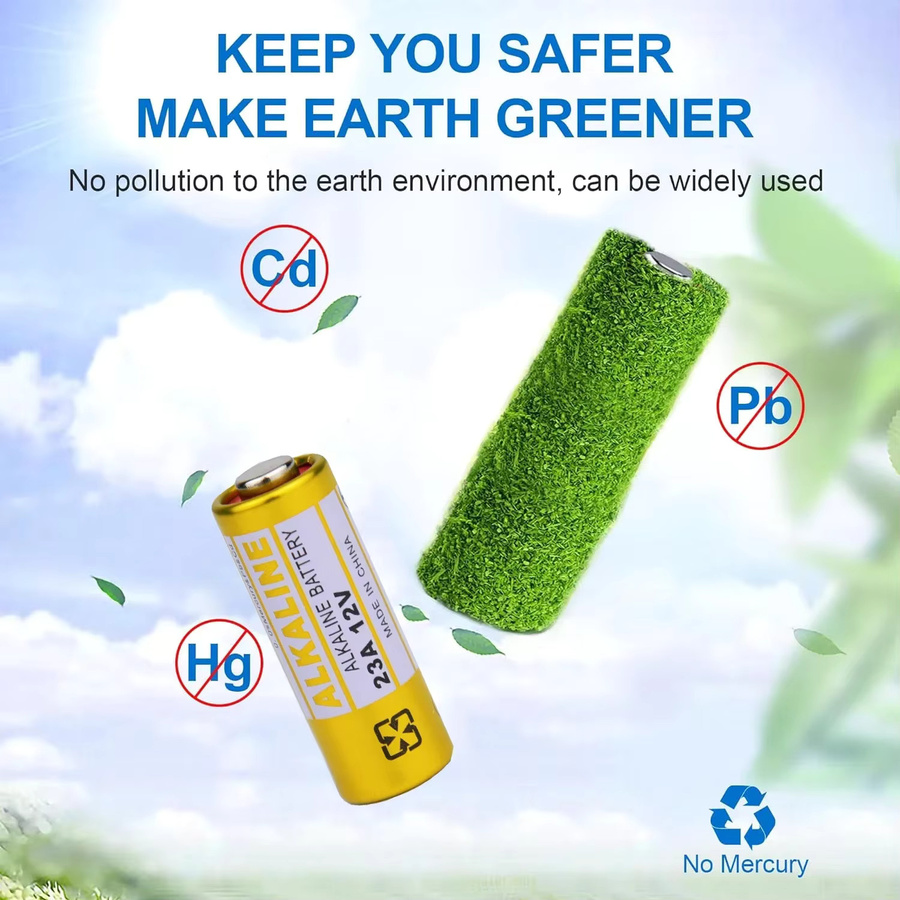 EOENKK Alkaline Batterie A23 12V 23A 58mAh für Fernbedienungen, Türklingeln und Spielzeug - Bild 3
