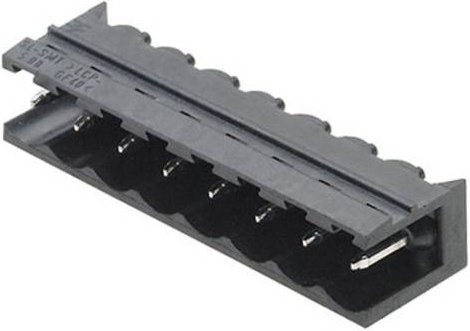 Weidmüller Stiftgehäuse-Platine BL/SL 5.08 in Schwarz, Rastermaß: 5.08 mm, 350 Stück - Bild 1