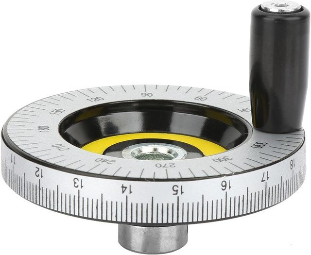 Neoglint Handrad aus schwarzem Bakelit mit 80 mm Durchmesser für Maschinen als Zubehör - Bild 1