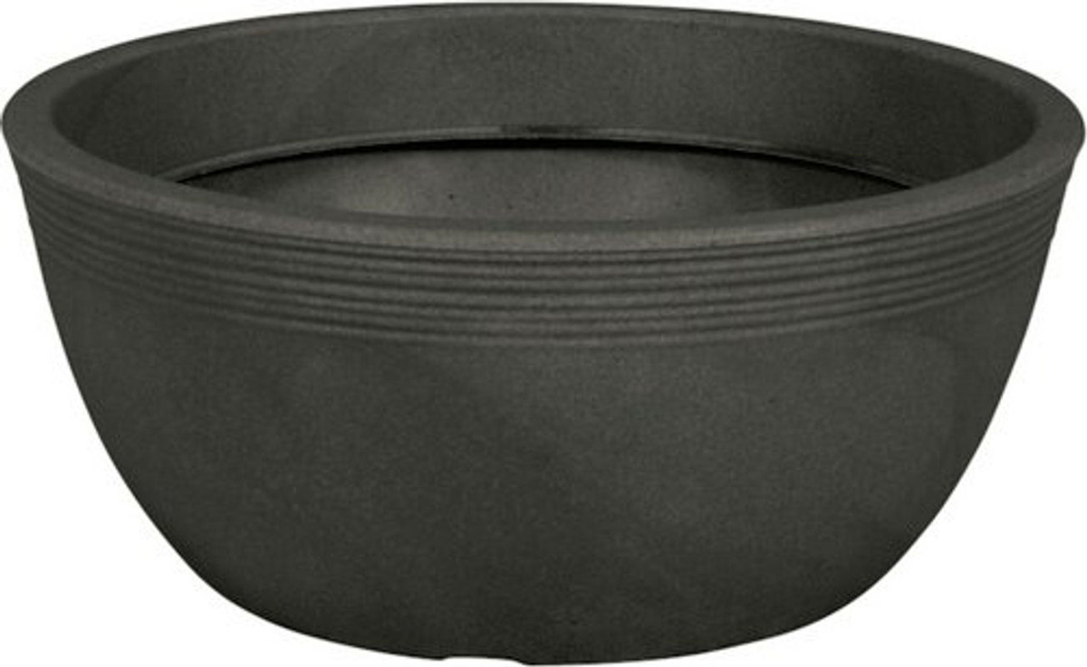 Siena Garden Pflanzschale Malaga Anthrazit aus Polypropylen Durchmesser: 38 cm, Höhe: 17 cm - Bild 2