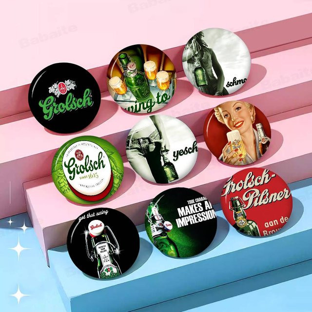 Grolsch Button Pin, Damen - Bild 1