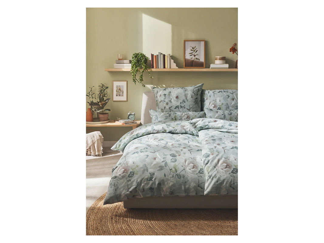 LIVARNO HOME Edel-Renforcé-Bettwäsche aus Baumwolle, King/Extra-Large, B/H: 200 x 220 cm - Bild 2