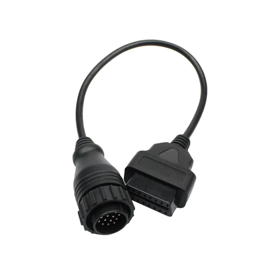 OBD2 Adapter Kabel für Mercedes Benz 14 Pin auf 16 Pin Diagnose Stecker in Schwarz - Bild 2