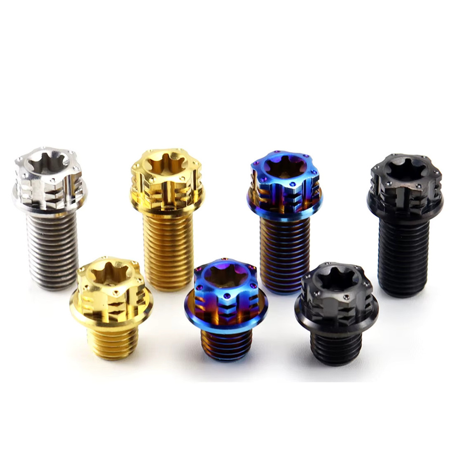 GooBetter Titan Flansch-Torx-Kopfschraube mit Dome-Kopf für Motorrad-Umbauten in Multicolor - Bild 4