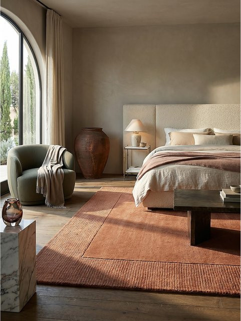 Wollteppich Kadima Design MOLE in Orange, B: 160 cm, L: 230 cm - Bild 1