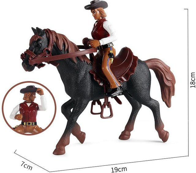Oenux Bauernhof Pferderennen, Actionfiguren, Tiere, ab 3 Jahre - Bild 1