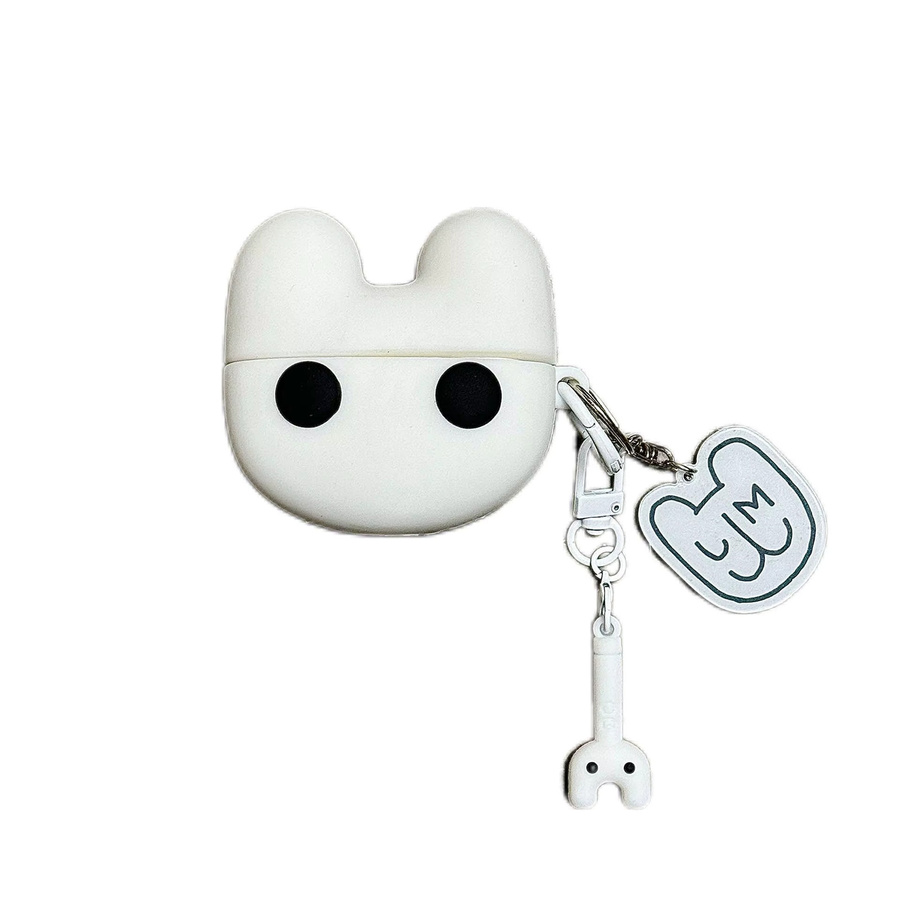 NJZ Support Stick K-pop Crossbar Bluetooth Kopfhörerhülle für AirPods 1/2/3/4/Pro/Pro 2 in Weiß - Bild 5