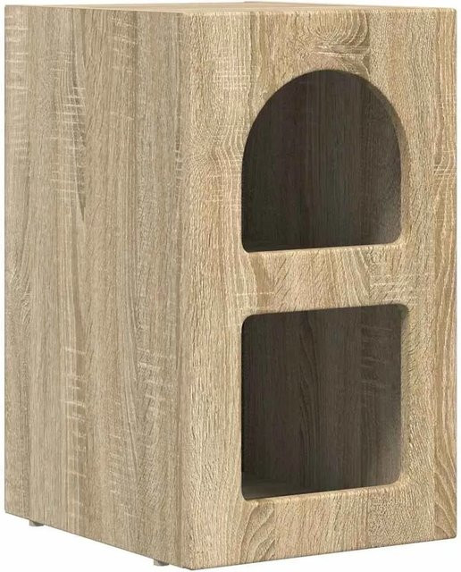 vidaXL Nachttisch Sonoma-Eiche in Beige und Braun, modern, B/T/H: 29,5 x 35 x 50 cm - Bild 1