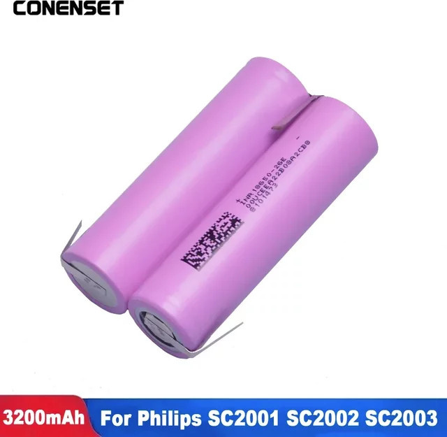 Philips Ersatzakku 7,4 V 3200 mAh für Lumea Prestige Haarentfernungsgeräte SC2001 SC2002 SC2003 2UR18650W2 - Bild 1