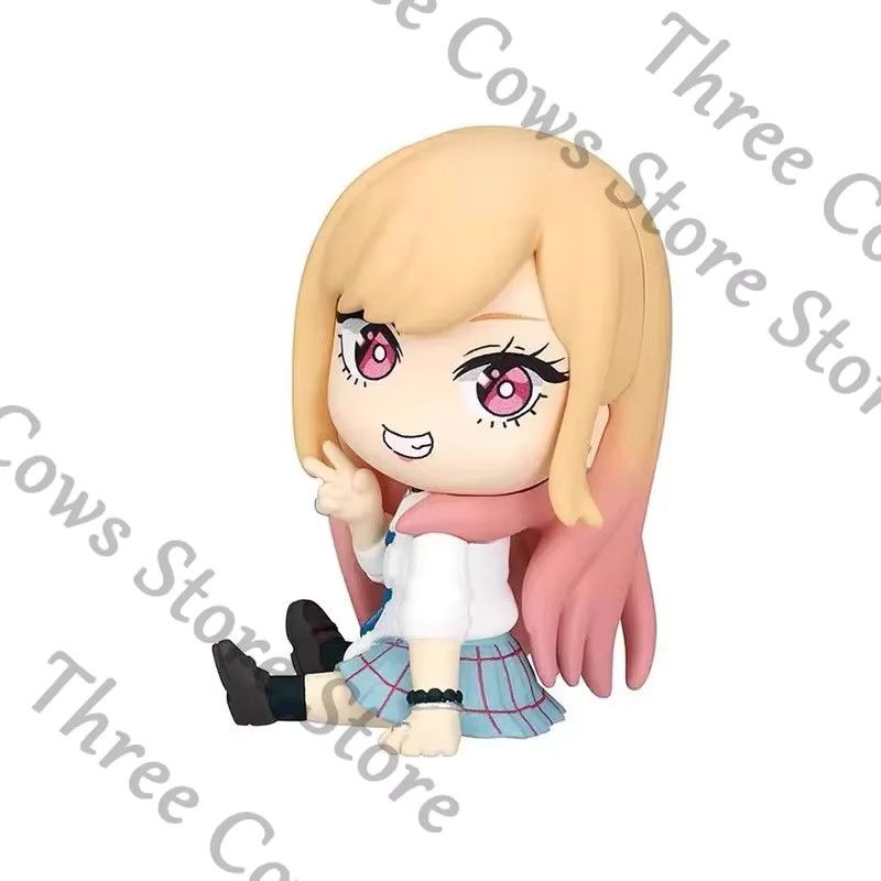 TLIT Anime My Dress-Up Darling Kitagawa Marin Black Lobelia Cosplay Figur Modell in Sitzposition - Bild 2