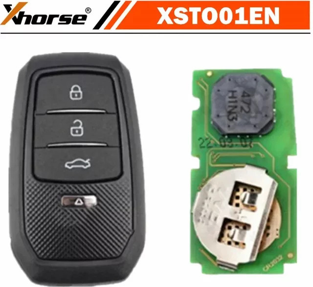 Xhorse XSTO01EN Smart Key für Toyota XM38 in Schwarz mit Shell Unterstützung 4D 8A 4A - Bild 1