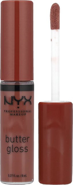 NYX Professional Makeup Butter Gloss Lipgloss, Spike Toffee, 8 ml, Brown - Bild 1