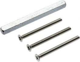 Dieckmann Befestigungssatz Nr. 60 in Silber mit M6x90 und 4-KT. 8x130mm - Bild 1