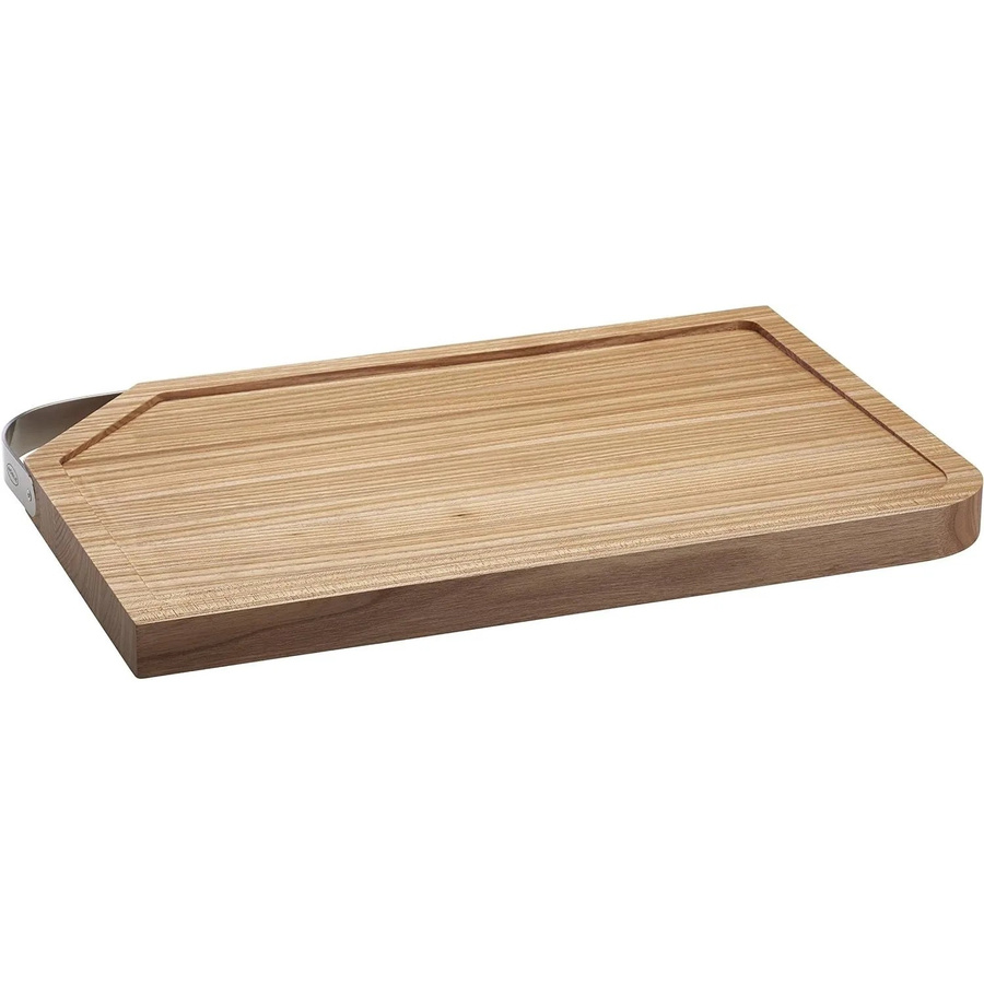 RÖSLE Brotbrett aus Ulme Holz in Natur, B: 48 cm, T: 32 cm, H: 3 cm - Bild 2