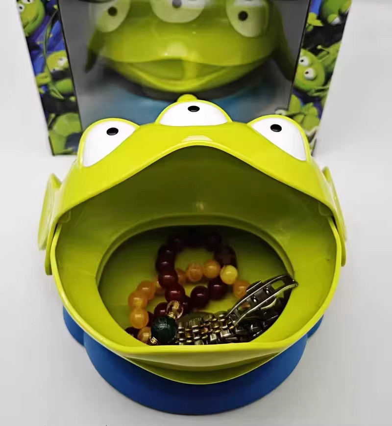 HEROCROSS Alien Aufbewahrungsbox Organizer in Grün für Desktop-Dekoration und Spielzeug-Sammlungen - Bild 5
