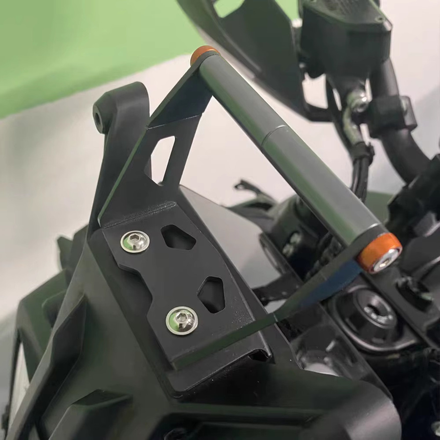 GBRacing Handyhalterung und Navigationshalterung für KTM 390 Adventure R, 790 Adventure R und 890 Adventure R, Schwarz - Bild 2