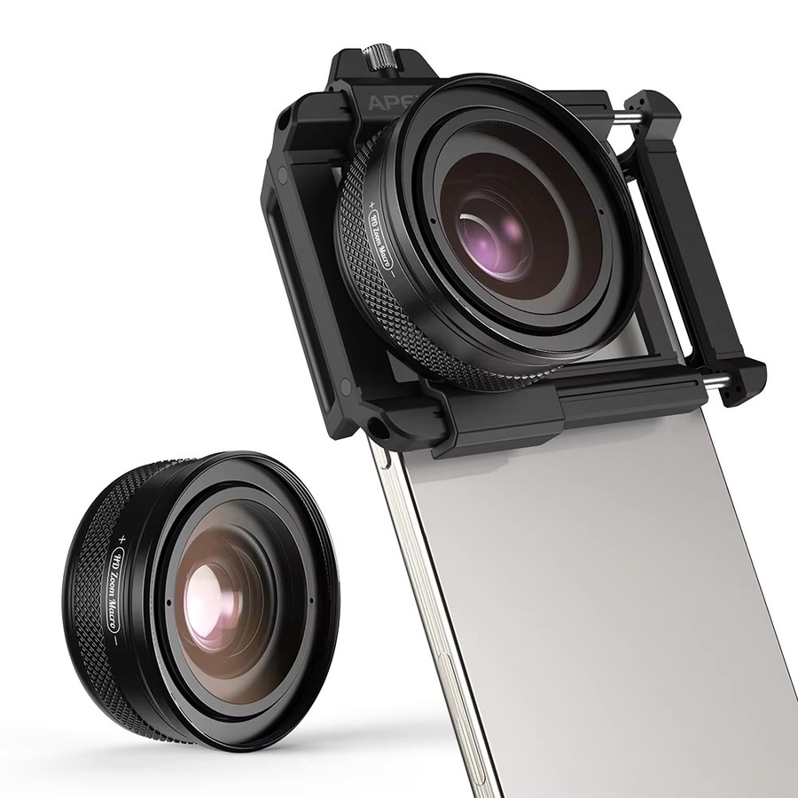 Apexel Makro-Objektiv mit 10-20X Zoom HD-Mikrolinse für Augen-Makrofotografie, kompatibel mit iPhone, Samsung und allen Smartphones, Schwarz - Bild 7