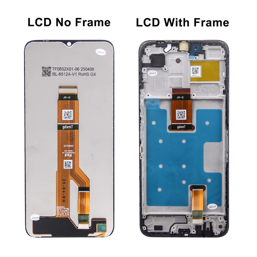 Honor X6b LCD Display Bildschirm mit Touch Panel Digitizer Ersatz inklusive Rahmen in Schwarz für JDY-LX1 und JDY-LX2 Modelle - Bild 2