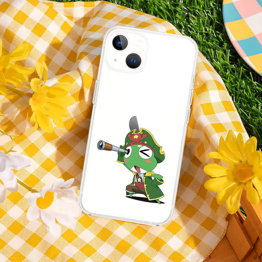 K-Keroro Gunsou Handyhülle für iPhone 11 bis 17 Pro Max, transparente und stoßfeste Schutzhülle - Bild 4