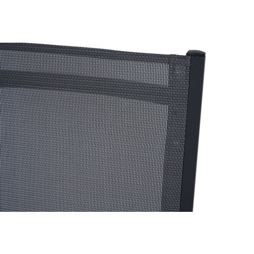 Siena Garden Klappsessel TAURO aus Aluminium mit Armlehnen und Ranotex Gewebe in Anthrazit/Grau, B/H/T: 60 x 110 x 77 cm - Bild 5