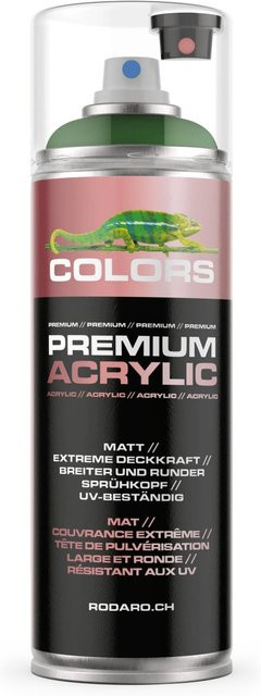 COLORS Premium Acryl Sprühfarbe Matt in Grün, 400 ml - Bild 1