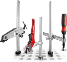 Bessey Spannelement TW28 300/140 mit Knebelgriff in Rot - Bild 1