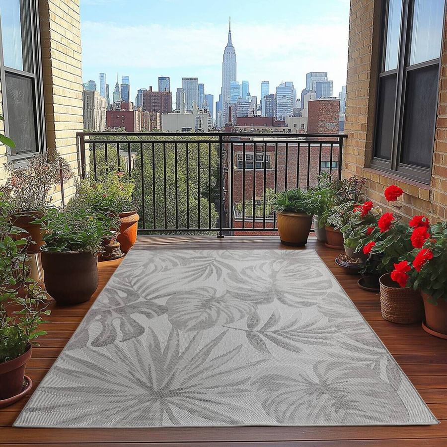 Ayyildiz Outdoorteppich Desert Grau B/L: 240 x 340 cm - Bild 2
