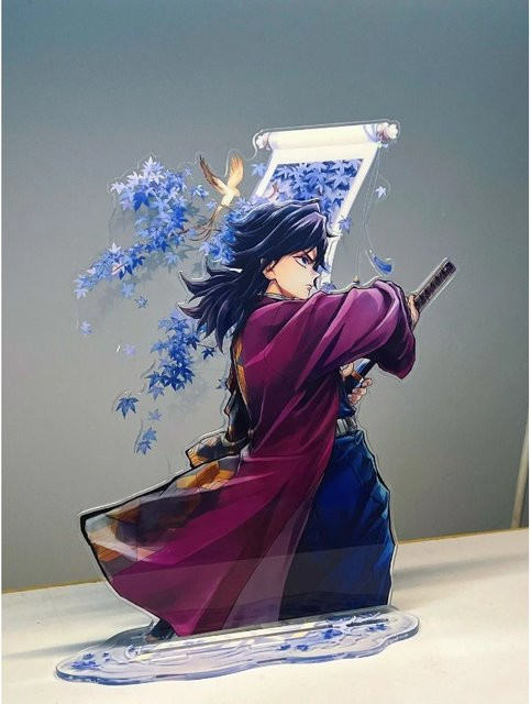 Bandai Kimetsu No Yaiba Tomioka Giyuu Acryl Standfigur, 20 cm - Bild 1
