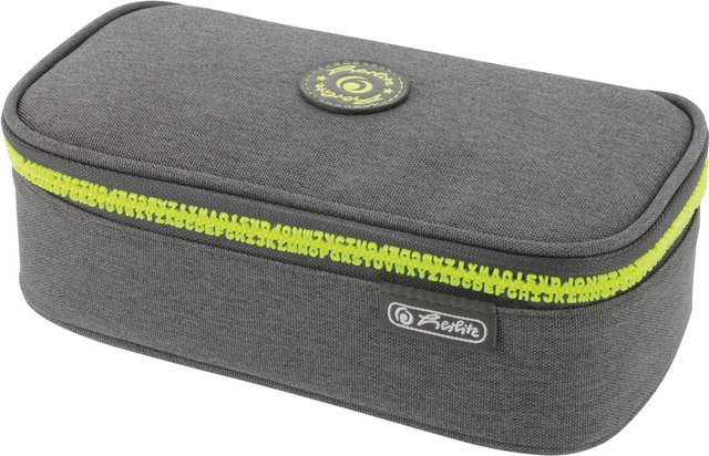 Herlitz beatBox ABC Weiches Federmäppchen aus Polyester in Grau und Gelb - Bild 1