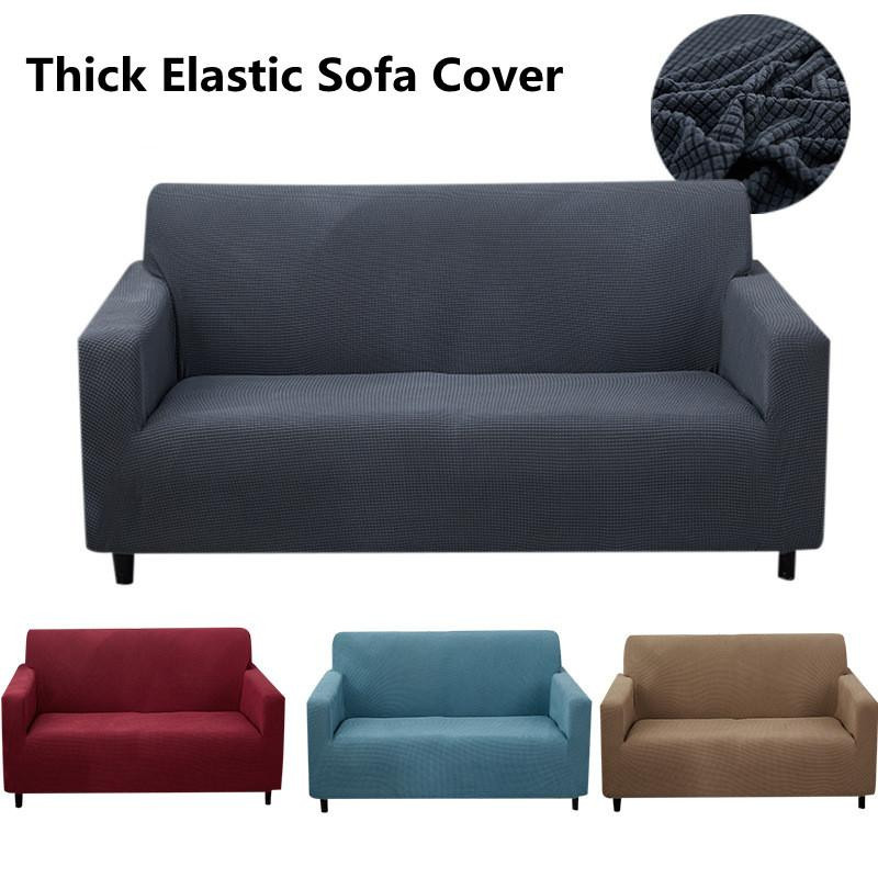 Housmife Stretch-Sofabezug aus Polar-Fleece für 1-Sitzer, dunkelgrau, Breite: 90-140 cm - Bild 2