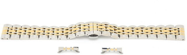 Neoglint Uhrenarmband Edelstahl, Bicolor, 19 mm, Unisex - Bild 1