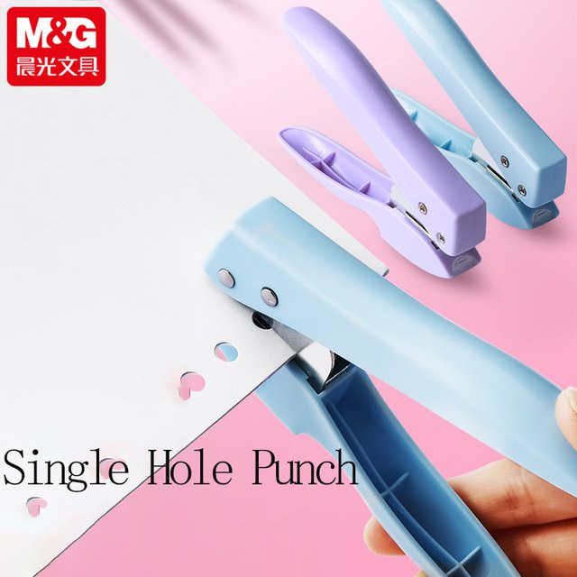 M&G Einzellocher für Papier mit 6 mm Durchmesser und 8 Blatt Kapazität für Heimbüro und Schulbedarf - Bild 1