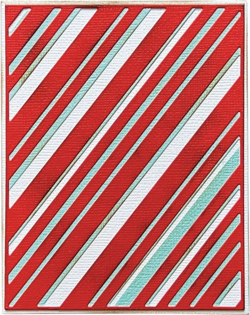Sizzix Thinlits Stanzschablone Layered Stripes by Tim Holtz - Bild 1