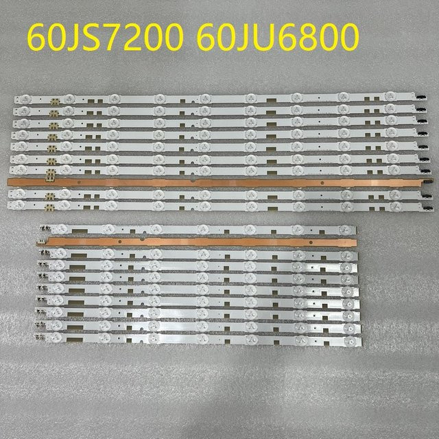 LED Streifen in Weiß für Samsung UE60JU6800 UE60JU6870 UE60JS7200 UE60JU6850 UE60JU6875 UE60JU6872 UN60JS7000 UA60JS7200W UA60JS7200R - Bild 1