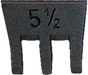 Hammerkeil SFIX Steinmetz Größe 5,5 in Grau, Breite: 40 mm - Bild 1
