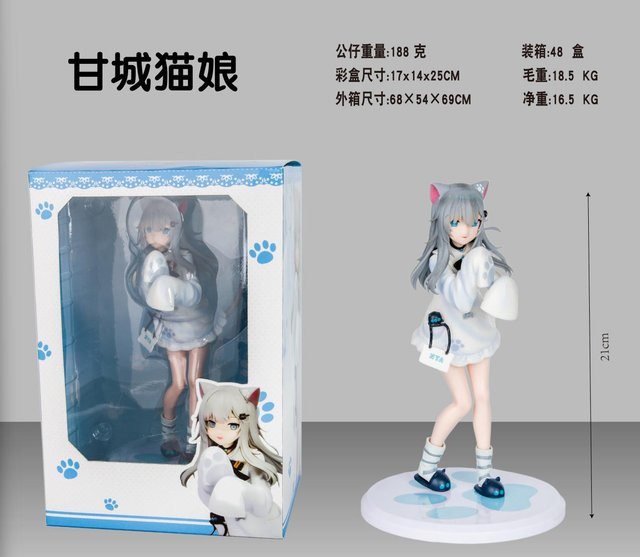 BANDAI Nachoneko Channel Hennyano Nachoneko Figur Actionfigur PVC - Bild 1