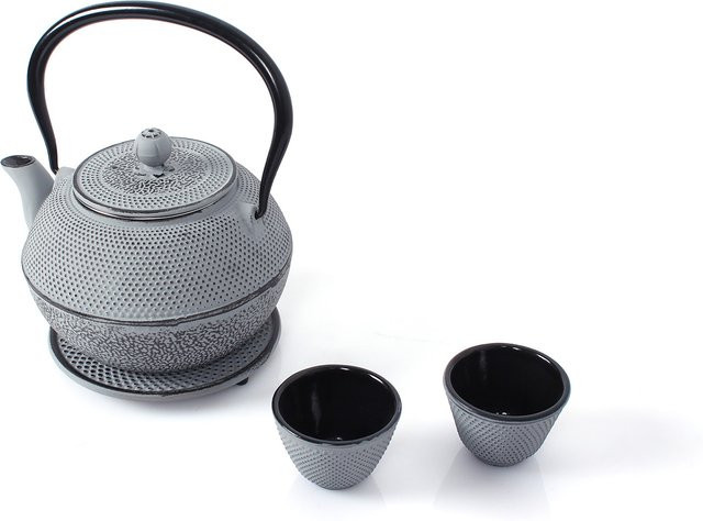 ECHTWERK Teeservice aus Gusseisen mit Infuser in Grau, 1,1 l - Bild 1