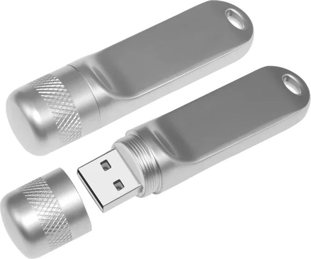 KFHIREW USB 2.0 Flash-Laufwerk in Mikrofon-Form als Memory Stick in Silber oder Gold - Bild 1