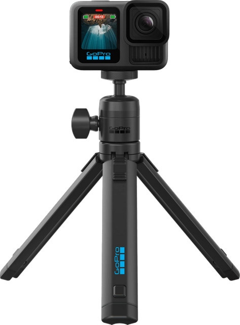 GoPro Stativ inklusive Kugelgelenk in Schwarz für HERO13 Black, HERO und MAX - Bild 1