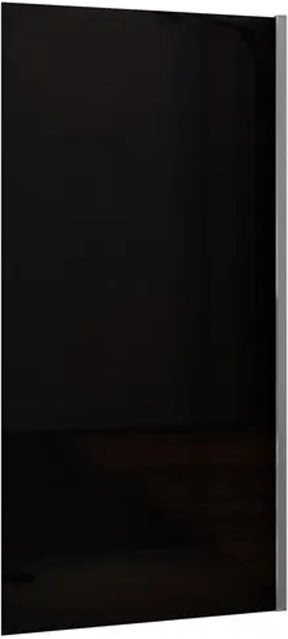 Duschparadies Walk-in Duschwand aus Rauchglas mit Nano-Beschichtung, B: 100 cm, H: 200 cm, Farbe: Rauchglas/Grau, mit 140 cm Stabilisator und verchromten Profilen - Bild 1